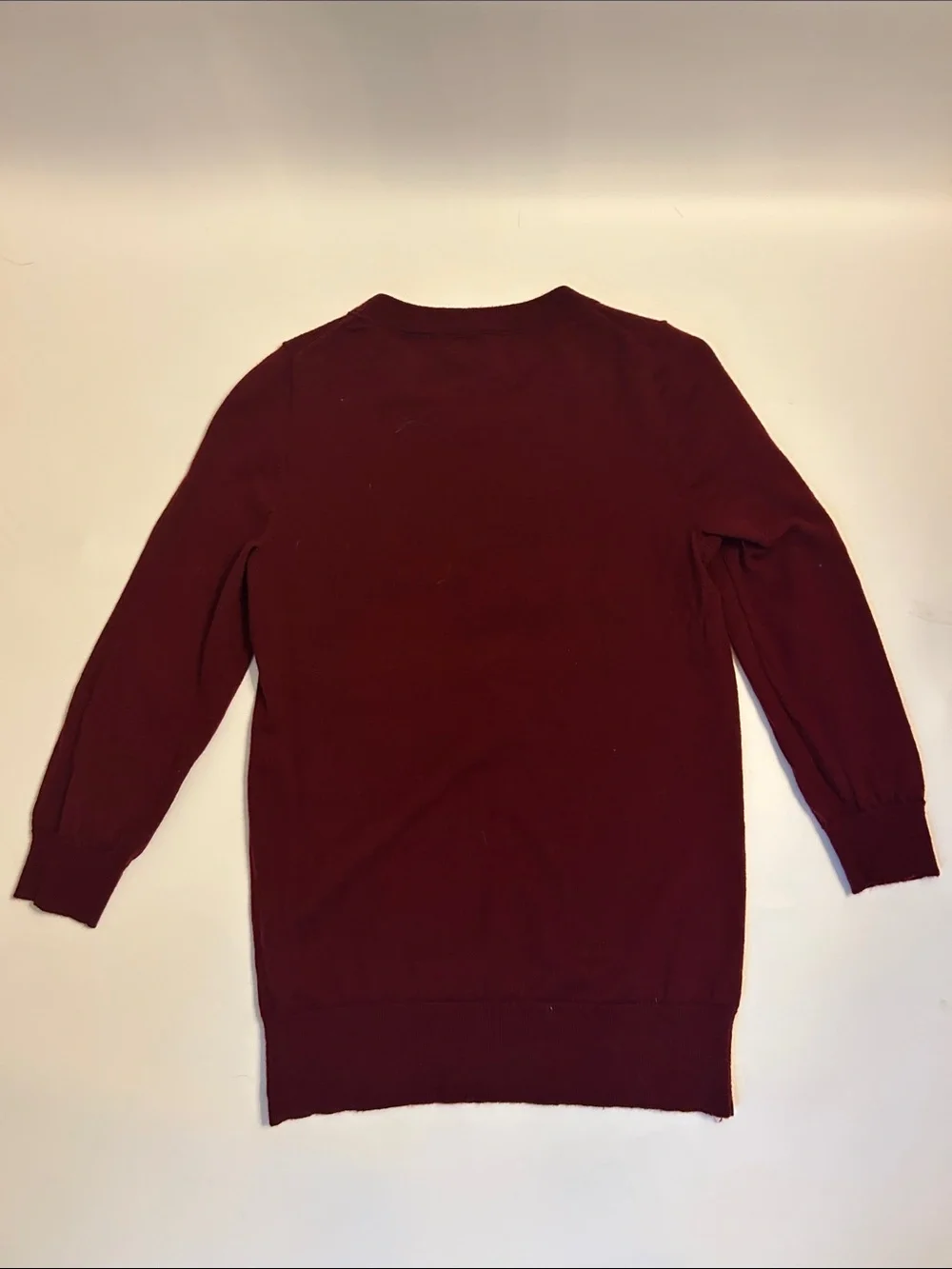 J. Crew Deep Wine Crewneck Sweater